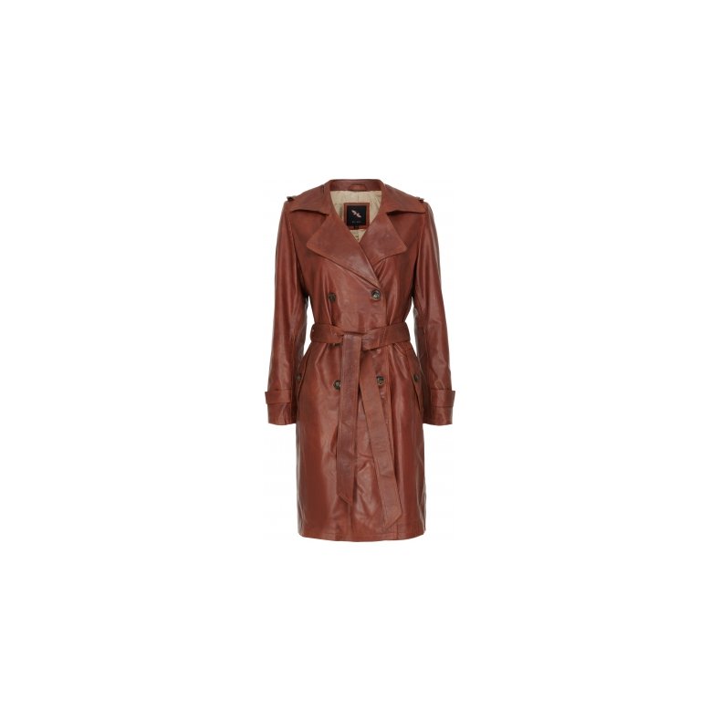BTFCPH LEATHER TRENCHCOAT